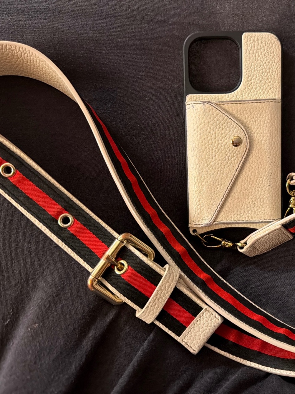 Bandolier phone case with strap for a iphone 13 pro